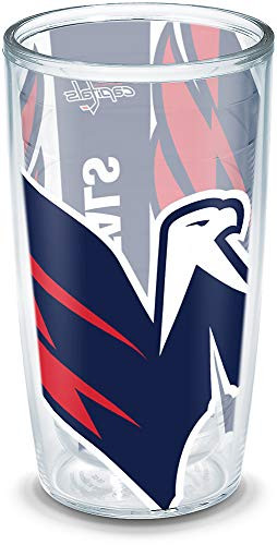 Tervis 1193128"NHL Wash Capitals Colos" Tumbler, Wrap, 16 oz, Clear