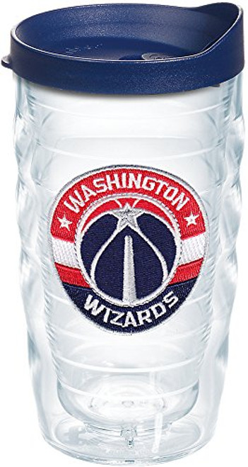 Tervis 1199210 NBA Washington Wizards Primary Logo Tumbler with Emblem and Navy Lid 10oz Wavy, Clear Tervis 1199210 NBA Washington Wizards Primary Logo Tumbler with Emblem and Navy Lid 10oz Wavy, Clear