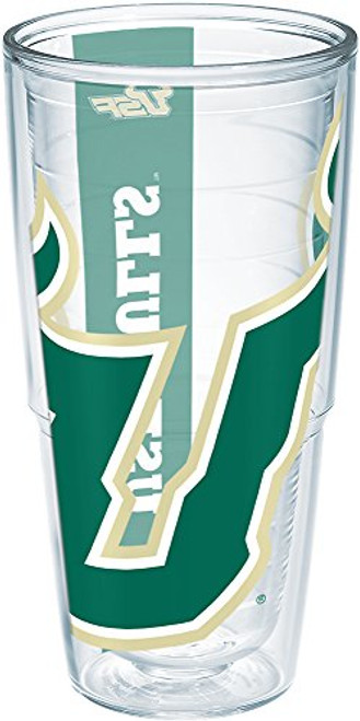 Tervis South Florida University of Colossal Wrap Individual Tumbler, 24 oz, Clear Tervis South Florida University of Colossal Wrap Individual Tumbler, 24 oz, Clear