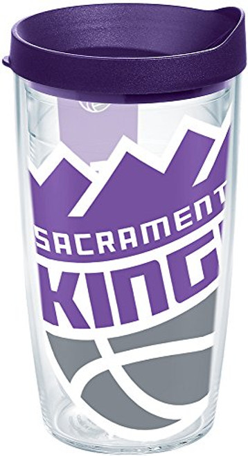 Tervis 1226954 Nba Sacramento Kings Colossal Insulated Tumbler with Wrap and Royal Purple Lid, 16oz, Clear Tervis 1226954 Nba Sacramento Kings Colossal Insulated Tumbler with Wrap and Royal Purple Lid, 16oz, Clear