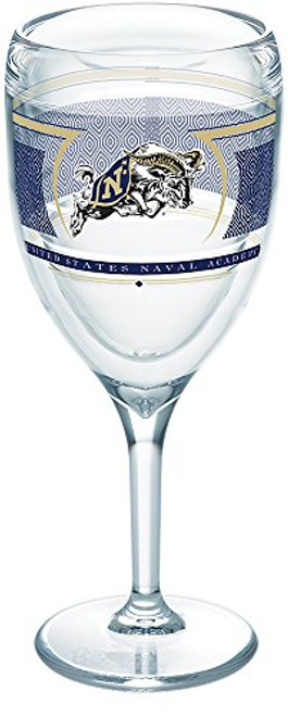 Tervis 1276082 Navy Midshipmen Reserve Tumbler with Wrap 9oz Wine Glass, Clear Tervis 1276082 Navy Midshipmen Reserve Tumbler with Wrap 9oz Wine Glass, Clear
