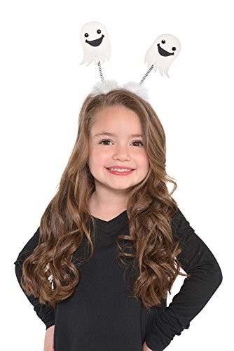 Amscan Ghost Head Boppers Fancy Dress Costume Accessory, White, 2" x 5 1/2"