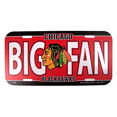 Wincraft NHL Chicago Blackhawks License Plate Wincraft NHL Chicago Blackhawks License Plate