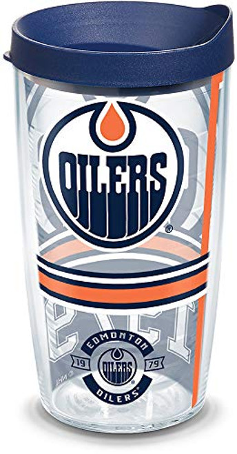 Tervis NHL Edmonton Oilers Topshelf Topself 16 oz Tumbler with lid, 16oz, Clear Tervis NHL Edmonton Oilers Topshelf Topself 16 oz Tumbler with lid, 16oz, Clear