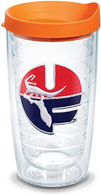 Tervis 1304543 Florida Gators Vault Insulated Tumbler with Emblem and Orange Lid, 16oz, Clear Tervis 1304543 Florida Gators Vault Insulated Tumbler with Emblem and Orange Lid, 16oz, Clear