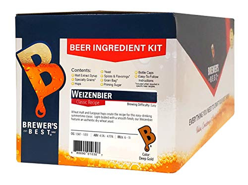 Brewer's Best - Home Brew Beer Ingredient Kit (5 gallon), (Weizenbier)