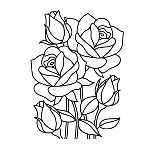 Darice Rose Mosaic Embossing Folder