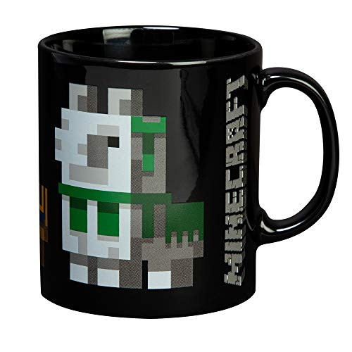 JINX Minecraft Llama Conga Line Ceramic Mug, 11 ounces