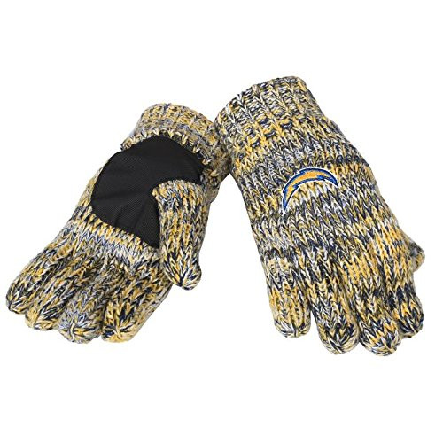 FOCO NFL FOCO NFL San Diego Chargers Peak Glove, Blue FOCO NFL FOCO NFL San Diego Chargers Peak Glove, Blue