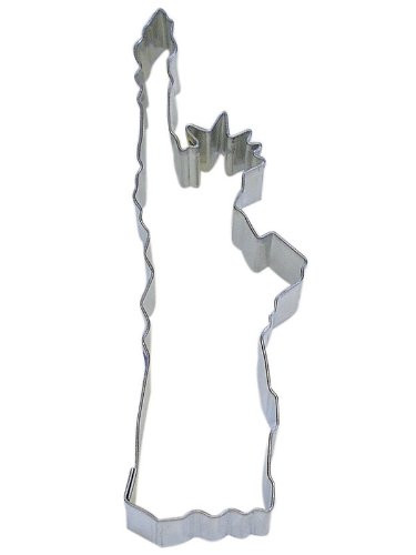CybrTrayd RM-0955 R&M Statue of Liberty 4" Cookie Cutter, Metallic