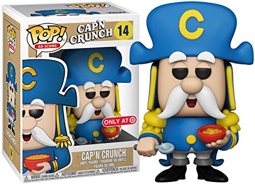 Funko Pop Ad Icons Cap'n Crunch (Target Exclusive) Vinyl Collectible Figure #14 Funko Pop Ad Icons Cap'n Crunch (Target Exclusive) Vinyl Collectible Figure #14