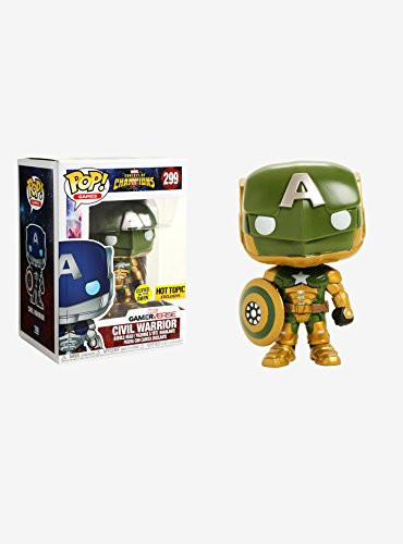 Funko Contest of Champions POP Games Civil Warrior Vinyl Bobble Head #299 [Glow-in-the-Dark]
