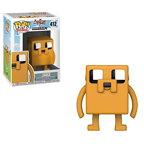 Funko Pop Television: Adventure Time - Minecraft Jake Collectible Figure, Multicolor