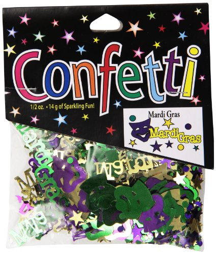 Beistle CN084 Mardi Gras Confetti
