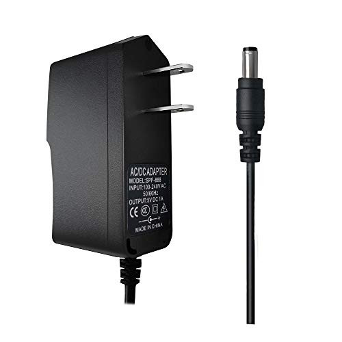 5V 1A Power Adapter 5V 1000MA Switching Power Supply 5V Power Supply DC 5V 1A Switching Regulator DC Charger Suitable for Router ADSL Cat TV Set-top Box with 5.5x2.5mm Plug
