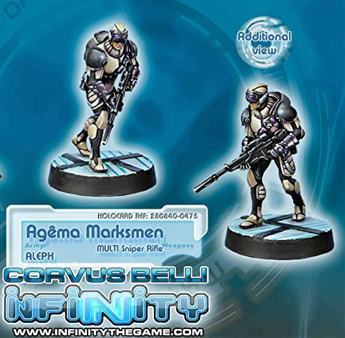 Corvus Belli Aleph Agema Marksmen with Multi Sniper Rifle Miniature