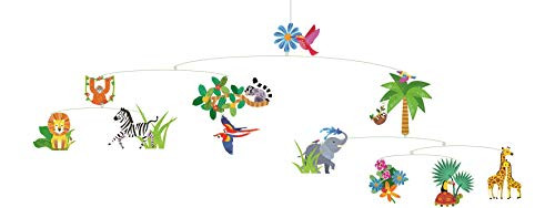 DJECO The Jungle World Medium Polypro Mobile Room Decoration