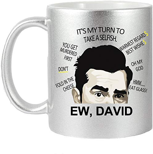 Freddie Mercury EW David - Ceramic Coffee Mug 11oz Silver