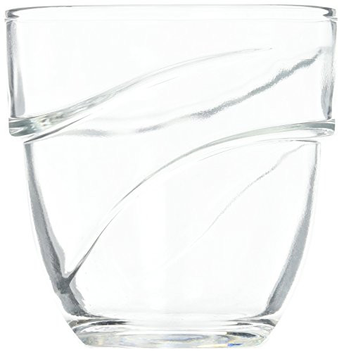 Duralex 1049AB06/6 Duralex Made In France Wave Glass Tumbler Drinking Glasses, 7.75 ounce - Set of 6, Clear