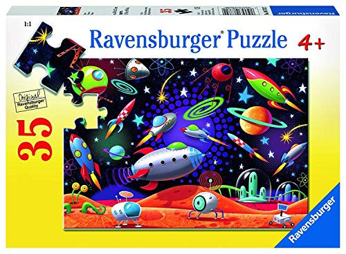 Ravensburger Space Jigsaw 35 Piece Jigsaw Puzzle for Kids Every Piece is Unique, Pieces Fit Together Perfectly Ravensburger Space Jigsaw 35 Piece Jigsaw Puzzle for Kids Every Piece is Unique, Pieces Fit Together Perfectly