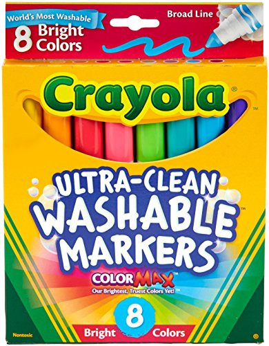 Crayola 8 Count Washable Bright Markers