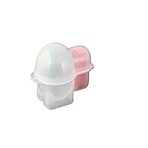 Fackelmann 42081 3.7 x 2.4 x 2.8" Plastic Egg Box, Transparent