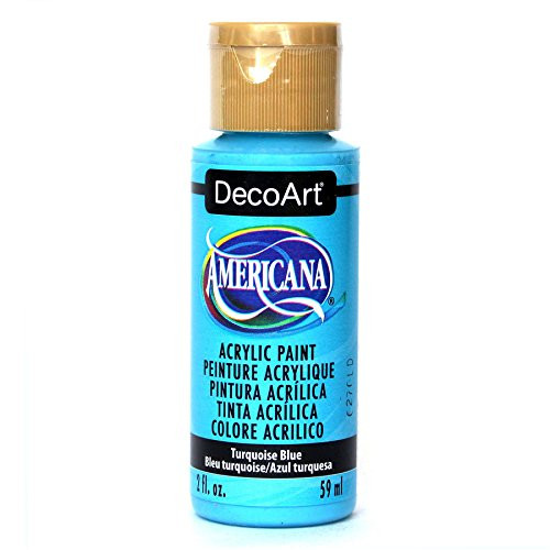 DecoArt Americana Acrylic Paint, 2-Ounce, Turquoise Blue