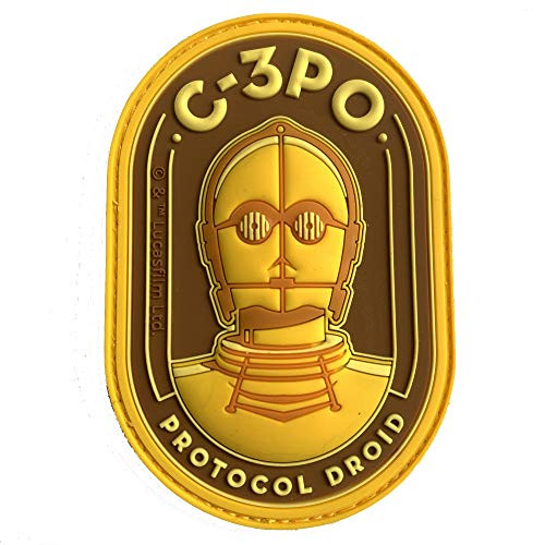 Star Wars C3PO Protocol DROID Rubber Patch
