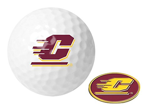 NCAA Central Michigan Chippewas - Golf Ball One Pack with Marker