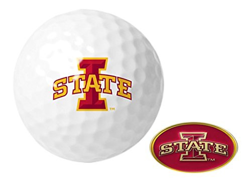 NCAA Iowa State Cyclones - Golf Ball One Pack with Marker NCAA Iowa State Cyclones - Golf Ball One Pack with Marker