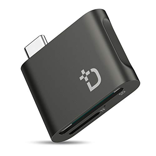 USB C SD Card Reader Adapter for iPad Pro MacBook Pro USB C 3.1 5Gbps Memory Card Reader for SDXC, SDHC, SD, MMC, RS-MMC, Micro SDXC, Micro SD, Micro SDHC Card, and UHS-I Cards