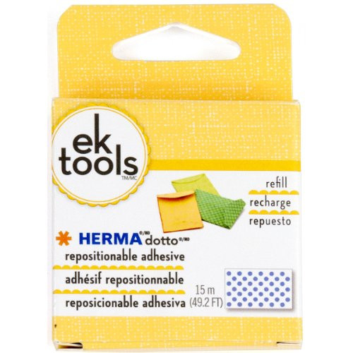 EK Tools Herma Dotto Adhesive Repositionable Dispenser Refill, New Package