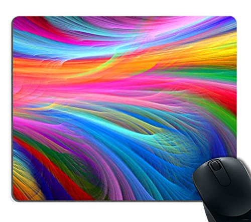 Smooffly Mouse Pad pad Rainbow Ocean Customized Rectangle Non-Slip Rubber Mousepad Gaming Mouse Pad
