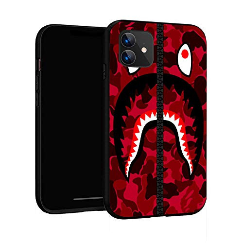 N / A iPhone 11 Case,Fashion Slim Cases Cover for iPhone 11 6.1" (bape-shark-17)