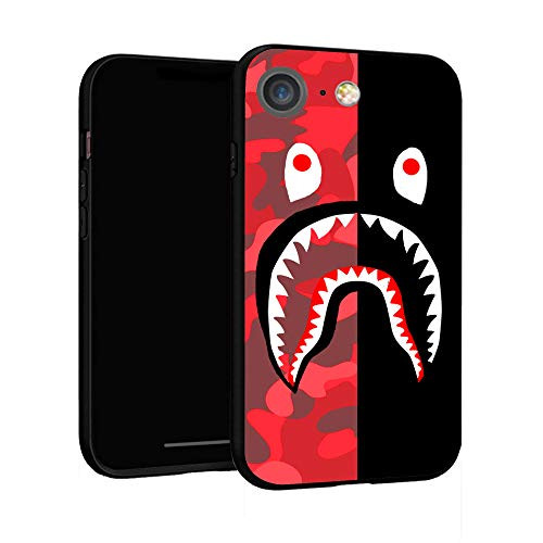 N / A iPhone 7 Case 8 Case,Fashion Slim Cases Cover for iPhone 7/8 4.7" (bape-shark-19)
