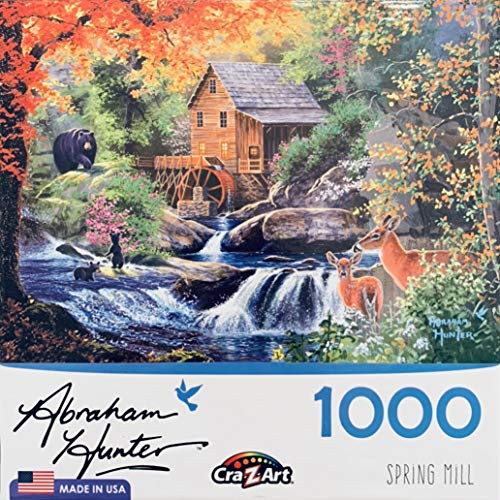 Cra-Z-Art Abraham Hunter Spring Mill Jigsaw Puzzle - 1000 Pieces