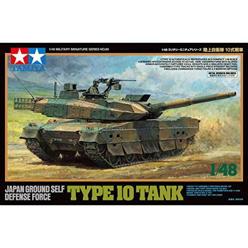 Tamiya Models Jgsdf Type 10 Tank 48