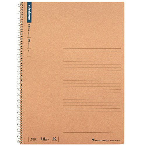 Maruman A4 spiral notebook ruled paper 40 sheets N235 5-volume set