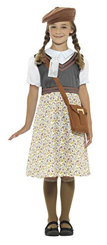 10-12 Years Girls Evacuee School Girl Costume