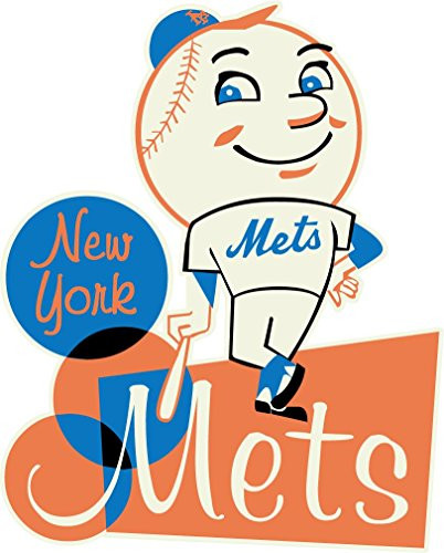 skyhighprint - New York Mets MLB Baseball Sport Decor Vinyl Print Sticker 11'' X 14''