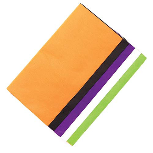 Baker Ross Halloween Tissue Paper Value Pack (Pack of 25) - Spooky Arts and Crafts for Halloween Baker Ross Halloween Tissue Paper Value Pack (Pack of 25) - Spooky Arts and Crafts for Halloween