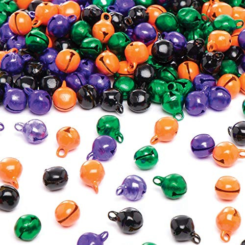 Baker Ross Mini Halloween Bells (Pack of 120) - Spooky Arts and Crafts for Halloween Baker Ross Mini Halloween Bells (Pack of 120) - Spooky Arts and Crafts for Halloween