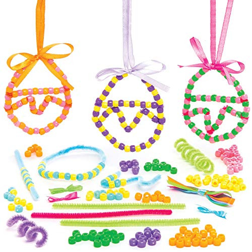 Baker Ross Easter Egg Bead Decoration Kits, Creative Art and Craft Supplies for Kids to Make and Decorate (5 Pack) Baker Ross Easter Egg Bead Decoration Kits, Creative Art and Craft Supplies for Kids to Make and Decorate (5 Pack)