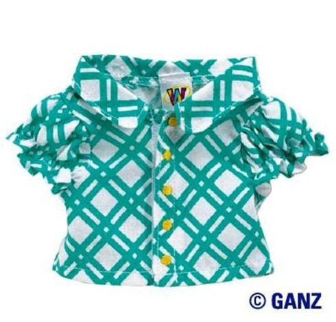 WE000303 Turquoise Blouse Webkinz New Code Sealed With Tag