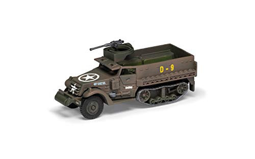 Corgi Diecast M3 Half Track Normandy D-Day WWII Military Legends in Miniature Fit The Box Scale CS90631