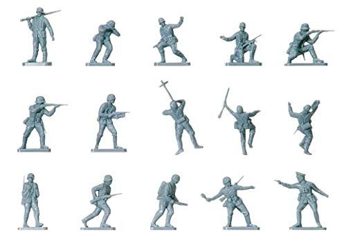 Airfix Vintage Classics WWII German Infantry Soldiers 1:72 Military Figures Plastic Model Kit A00705V