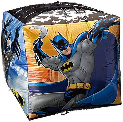 Anagram Batman Cubez Foil Balloon, 15", Multicolored Anagram Batman Cubez Foil Balloon, 15", Multicolored