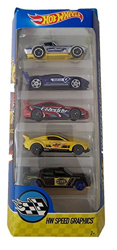 HT WHLS Hot Wheels 5 Pack - HW Speed Graphics (Dispatched from UK)