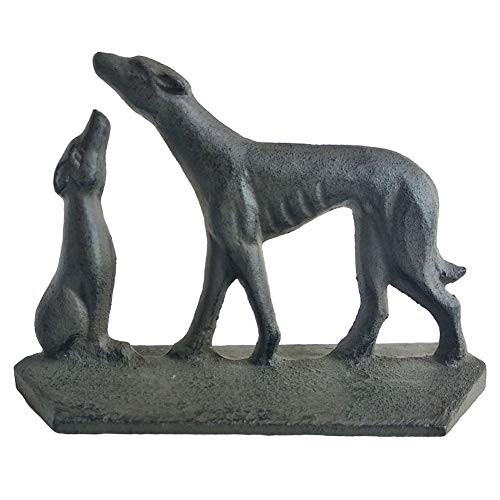 Molika Cute Dog Door Stopper - Heavy Duty Cast Iron Wedge Metal Door Stopper, Decorative Rustic Door Stop, Holds Doors Firmly and Doesnt Budge