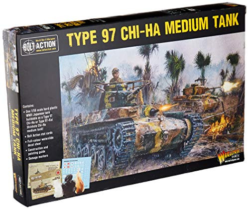 Bolt Action Type 97 Chi-Ha Japanese Medium Tank 1:56 WWII Military Wargaming Plastic Model Kit Bolt Action Type 97 Chi-Ha Japanese Medium Tank 1:56 WWII Military Wargaming Plastic Model Kit